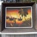 Vintage Florida Highway Man Style Painting Man Cave Nautical