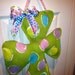 Pretty Polkdot Cross - Burlap Door Hanger
