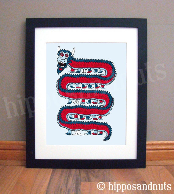 The Long Dragon Print (11 x 14)