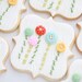 Stitched Button Bouquet Cookies