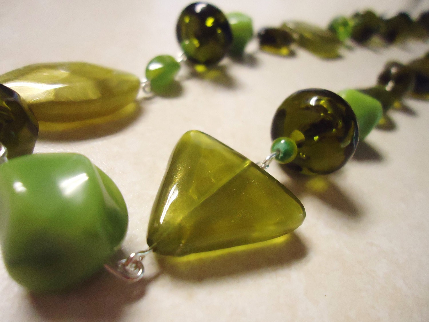 Going Green: A Chunky Necklace