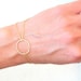 Gold Bracelet, Circle bracelet, small circle bracelet, Karma bracelet, thin gold bracelet,dainty gold bracelet, bracelet gold