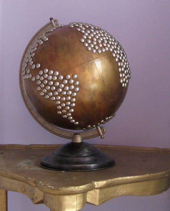 Vintage Nailhead Golden Globe