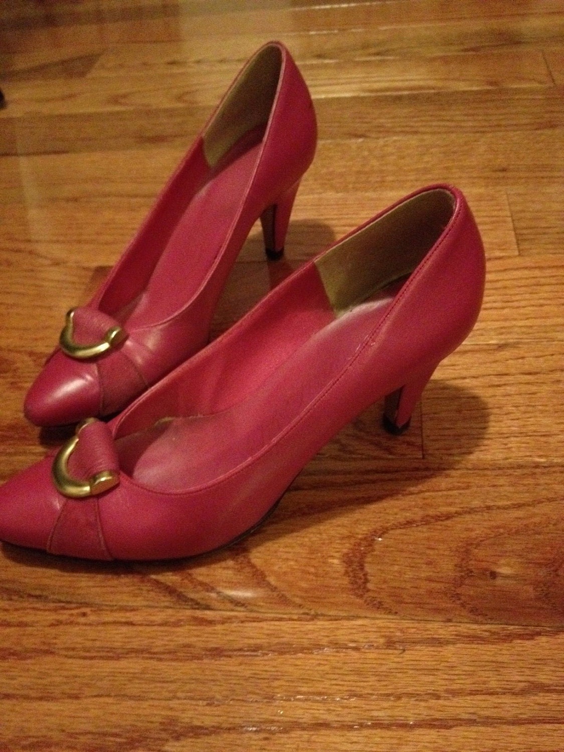 Vintage 70s or 80s Pink Heels Size 6.5