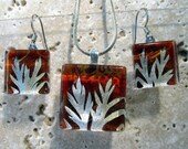 Carrot Leaf Necklace, leaf jewellery, plant jewelry, vegetable pendant