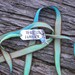 The Hunger Games Inspired Bracelet Wrap TEAM FINNICK Hand Stamped with Sand and Sea Silk Ribbon Wrap