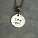 Take me Necklace on Brass