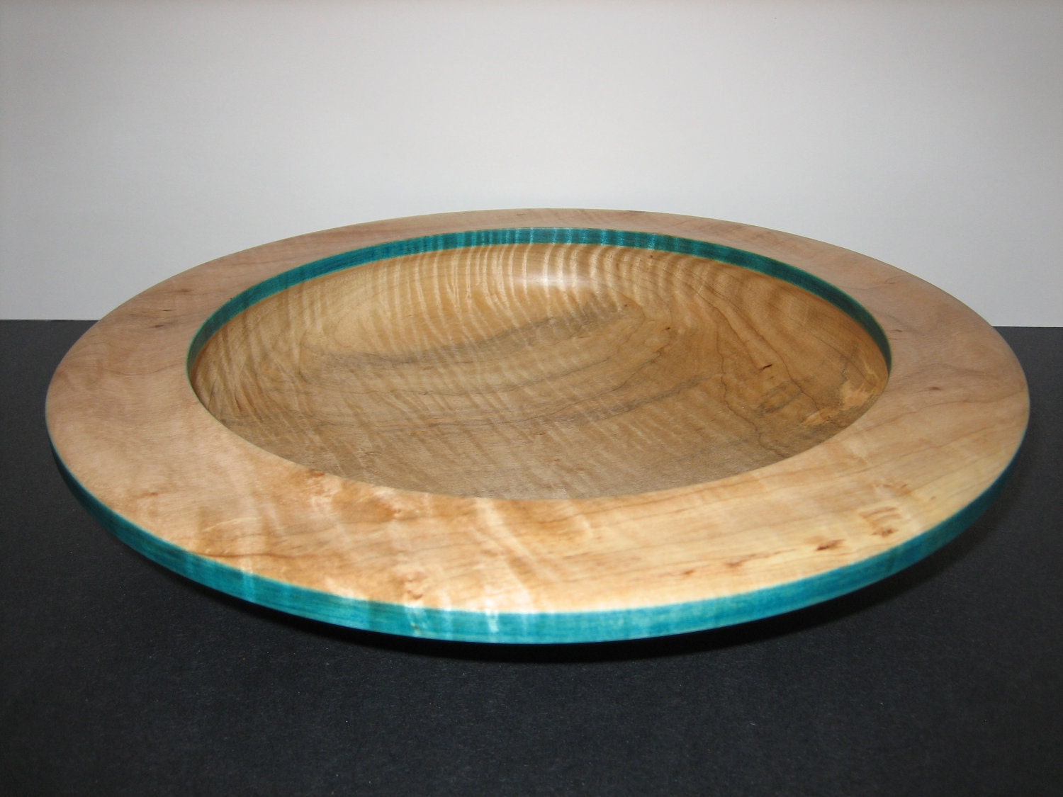 12" Fruit Bowl - Made From Quilted Silver Maple