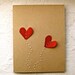 I love you, balloon hearts- card