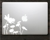 Spring flowers Macbook Decal