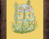 Bird Mobile Yellow