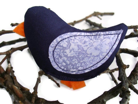 Catnip toy cat bird toy  - blue bird cat toy - catnip blue bird