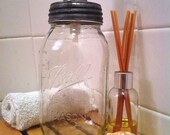 CLEAR, Mason jar soap dispenser, Quart jar