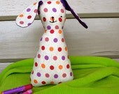 Easter Bunny / Polka-Dot Bunny Softie - Easter Gift