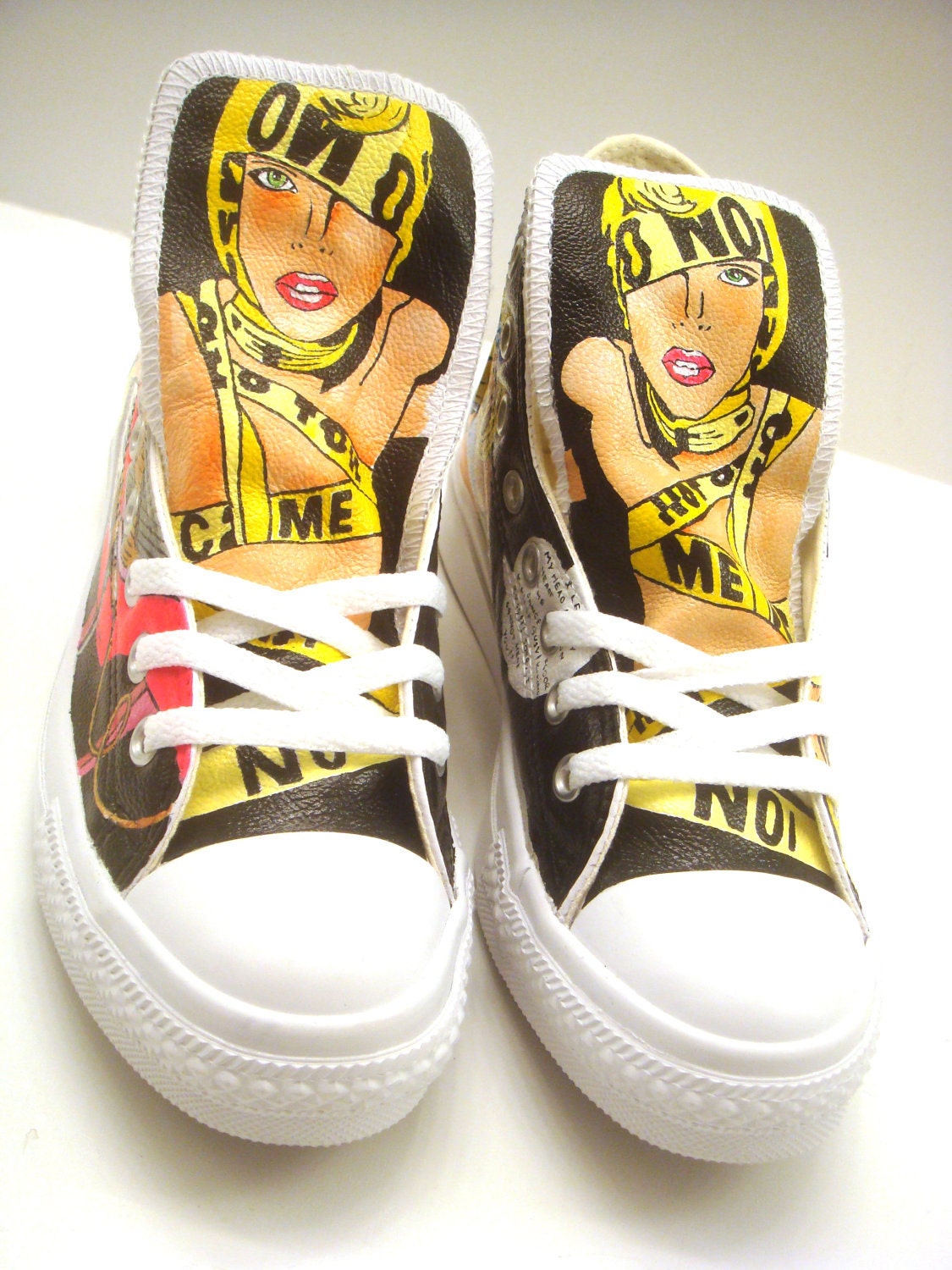 Lady Gaga Converse (Hand Painted)