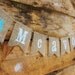 LAST NAME Burlap Bunting, Banner, Photo Prop, Wedding Decor