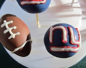 Giants Football Themed Cake Pops (10)