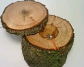Rustic Log Ring Bearer Box, Jewelry Box, Keepsake Box
