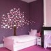 Large Wall Tree Baby Nursery Decal Butterfly Cherry Blossom 1139 (7 foot tall)