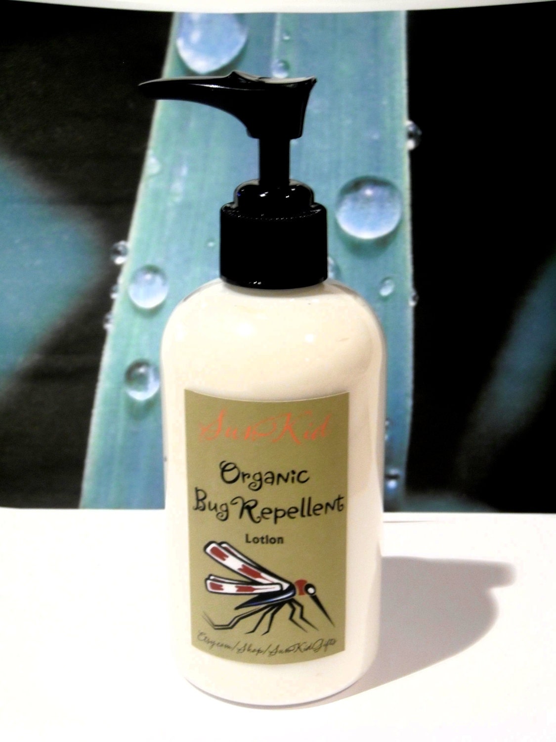 Organic Bug Repellent  8oz Lotion