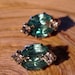 Vintage Marquise Cut Rhinestone Posts