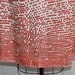 XXL Vintage Dress w Ombre Red and Cream Print