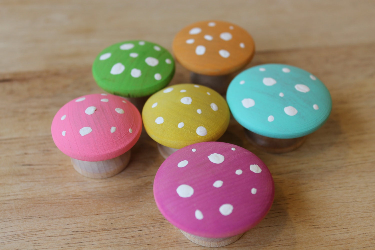 Playful Mushrooms in ELECTRIC RAINBOW