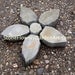 Stone Flowers Garden Art         Hand Chipped Sandstone Flower