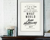Retro Style "What Would..." Art Print Typography Vintage Poster - 1950 Mad Men Joan Holloway Harris UK