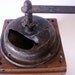 Gorgeous Vintage wood coffee grinder  - wood mill and metal - brown coffee grinder