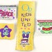 Vintage Garment Labels Children's Clothing Ninja Turtles, Ocean Pacific OP, Fierce, Set of Four