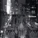 St Patricks Cathedral NYC  photo night black & white 16x24" architecture print