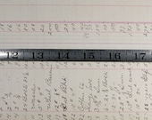 Fantastic Old Silver Metal Tape Measure Sections to Upcycle in Altered Art, Collage, Assemblage, Altered Jewelry, and Mixed Media