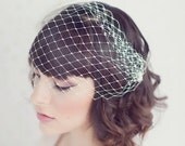 Vivian - Bandeau french netting veil