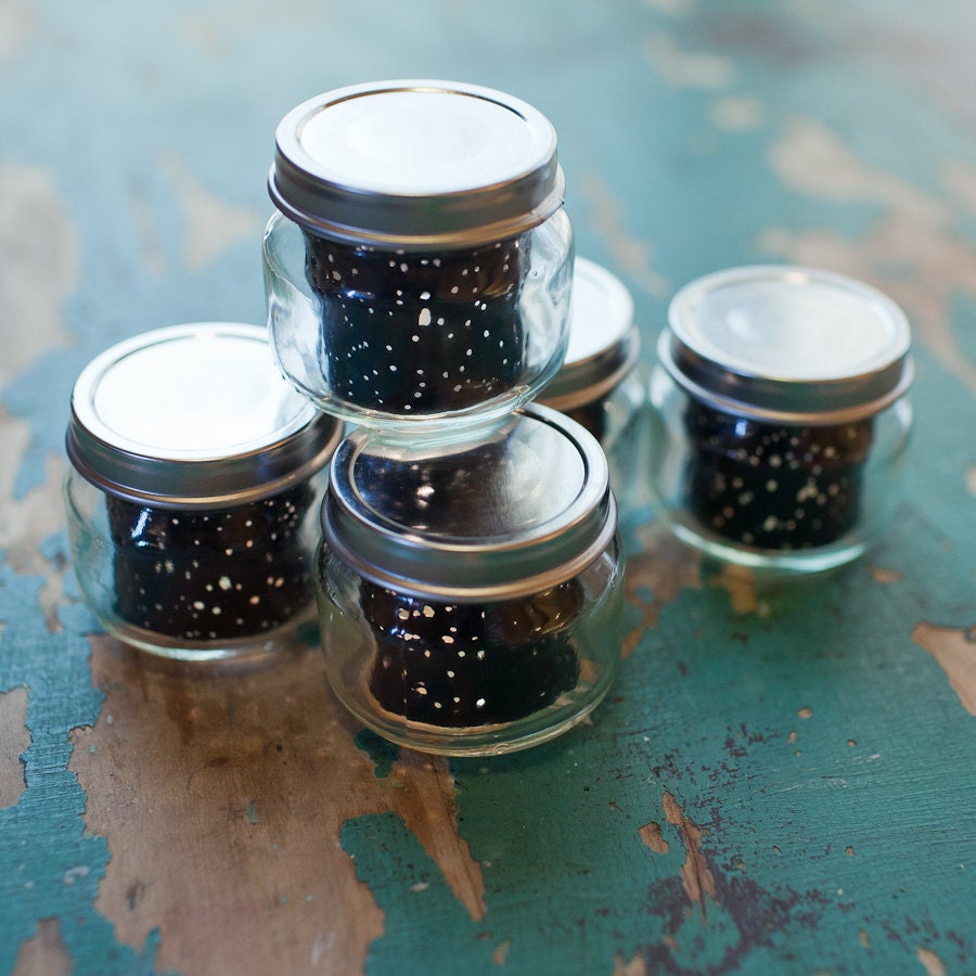 2oz. mini STAR JAR // upcycled constellation nightlight