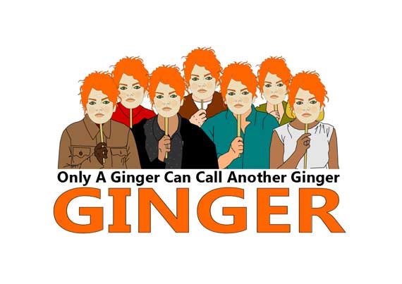 Blank Card - Only A Ginger Can Call Another Ginger Ginger