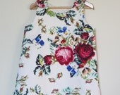 Children clothing - girl dress baby toddler digital rose pixel floral dress..sizes 6months, 1 2 3 4 5 children clothing girlsandboys