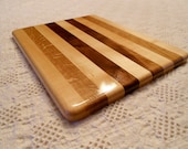 Cutting Board - Handmade Wood Walnut, Maple & White Oak
