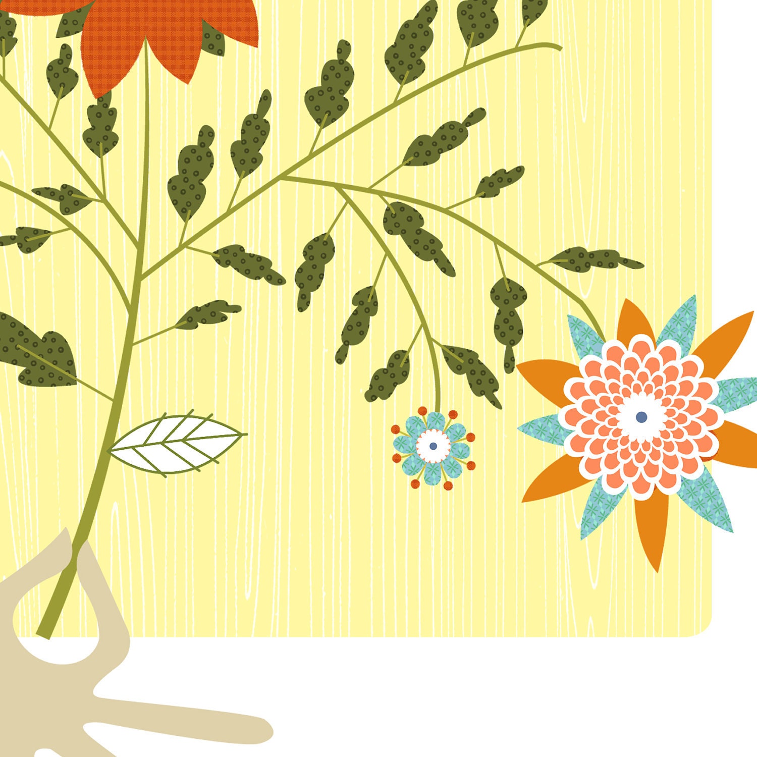 CbyC Original Illustration A Bouquet for You - Limited Edition Print