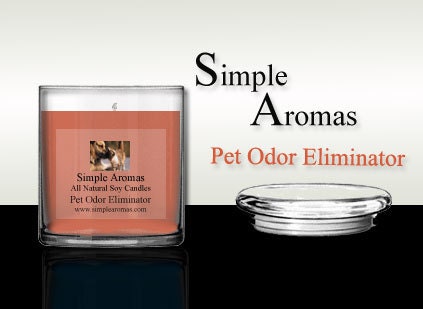 Pet Odor Eliminator 31 oz  All Natural Soy Candle created by Simple Aromas - Woodwick Available