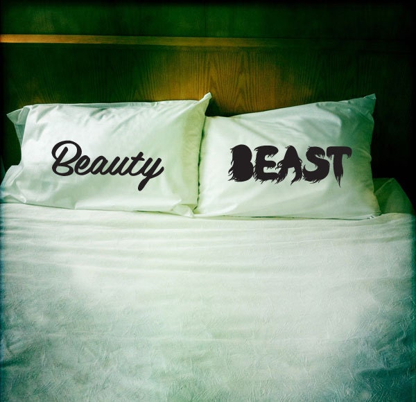 Beauty & Beast pillowcase set