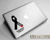 Mass Effect Marauder Shields N7 Ribbon Vinyl Decal