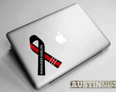Mass Effect Marauder Shields Striped Ribbon Vinyl Decal