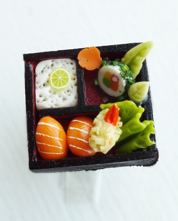 Bento Box Ring Miniature Food Jewelry
