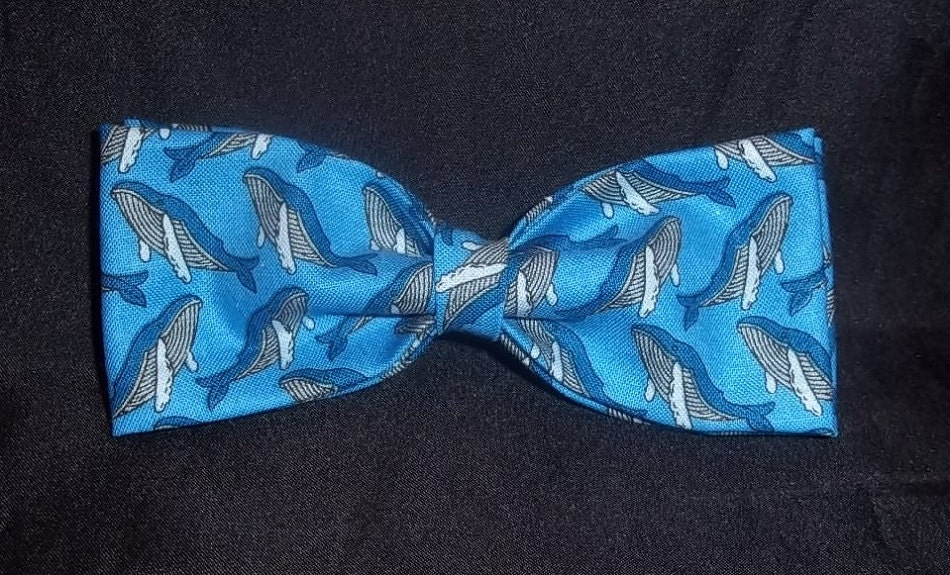 Save the Whales - Or at Least Show Your Support by Wearing This Cool Blue Whale BowTie - SHIPPING ONLY 2.07