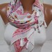 Multicolor Yarn Fringed Shawl /Scarf