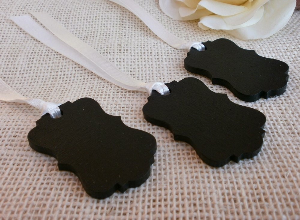 Buy gift labels and cards - Chalkboard Escort Cards Favor Tags or Gift Labels - SET of 50
