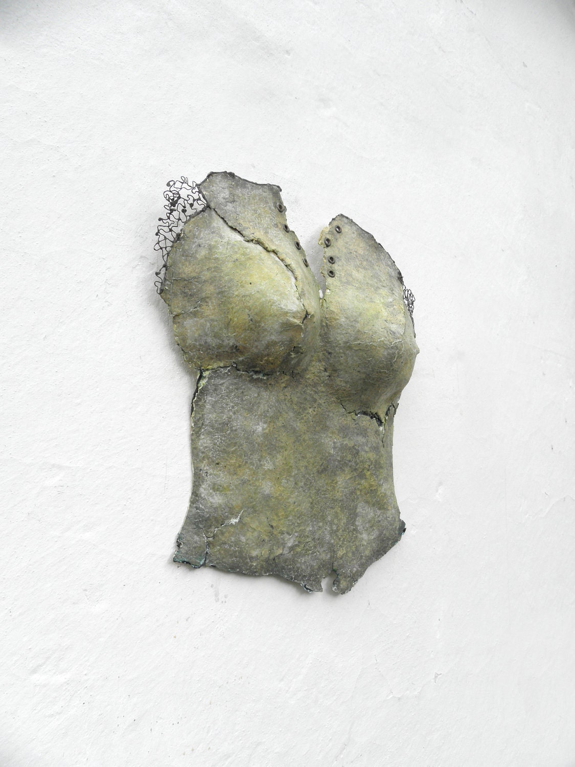 wall sculpture relief  art woman torso office original gift