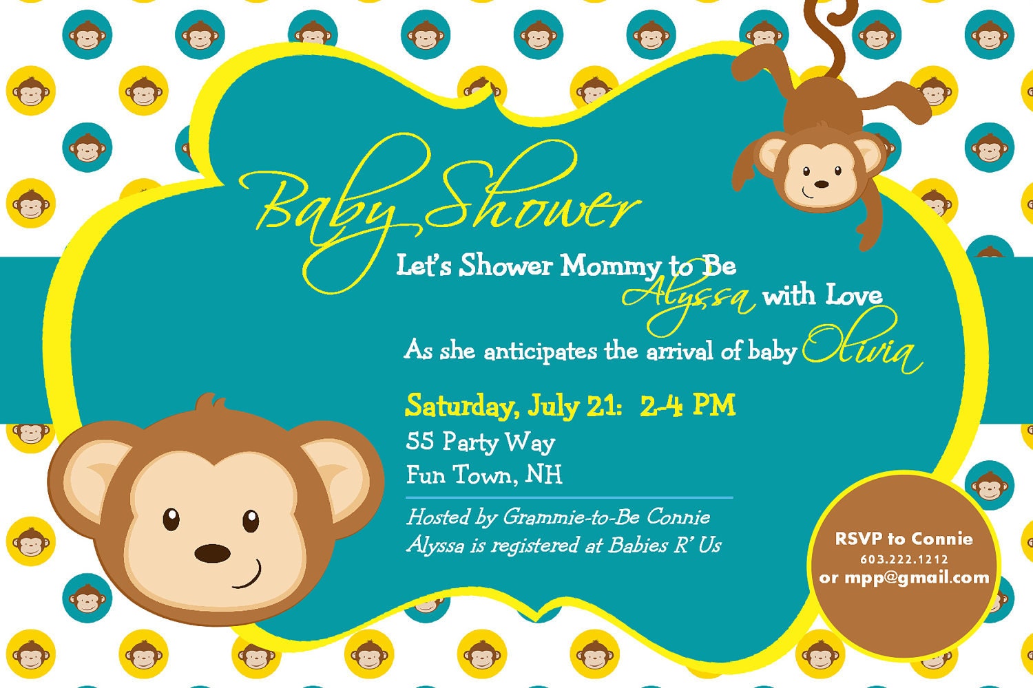 Monkey Invites