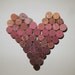 CUSTOM Wine Cork Heart Ombre Wall Hanging Decor